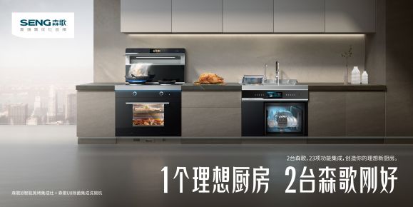 1個(gè)理想廚房 2臺(tái)森歌剛好